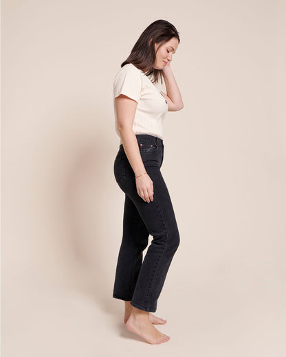 Jeans efecto favorecedor – negro desgastado