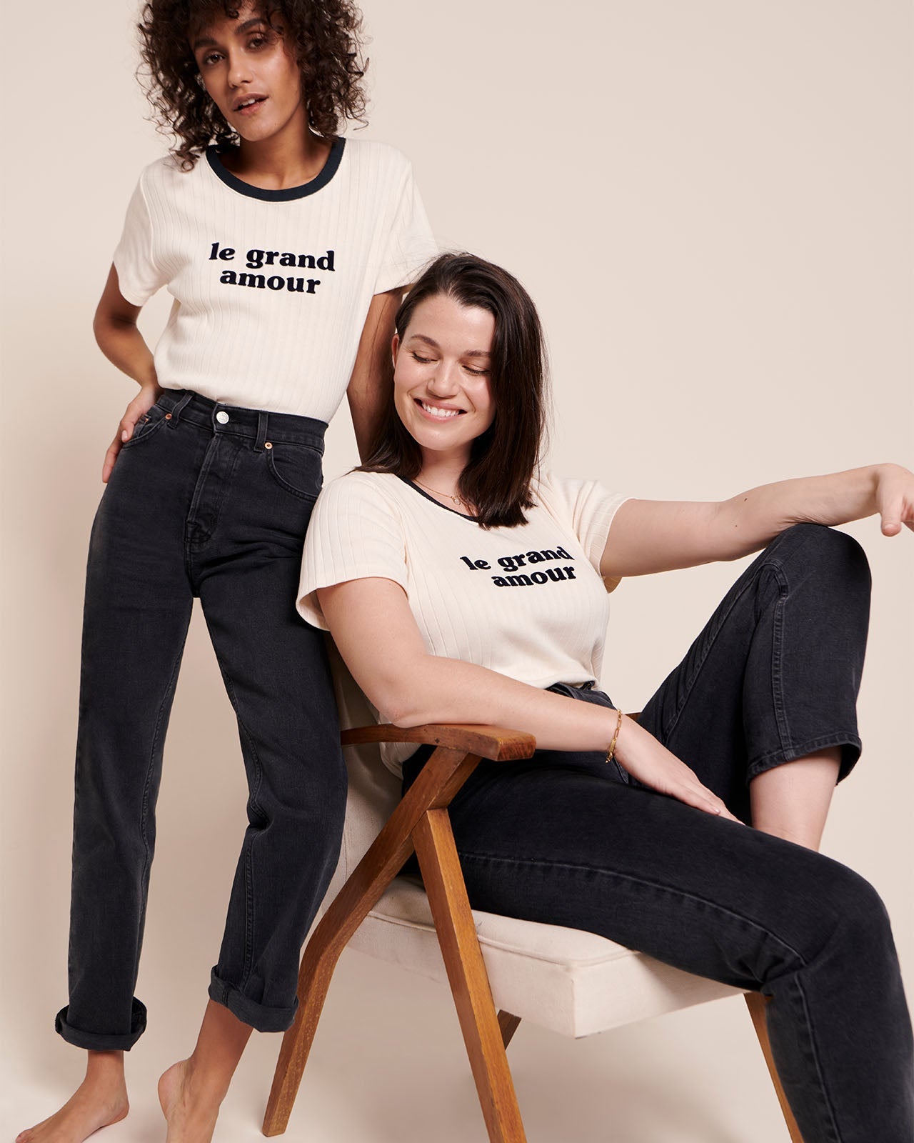 Jeans efecto favorecedor – negro desgastado