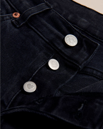 Jeans efecto favorecedor – negro desgastado