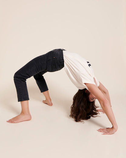 Jeans efecto favorecedor – negro desgastado