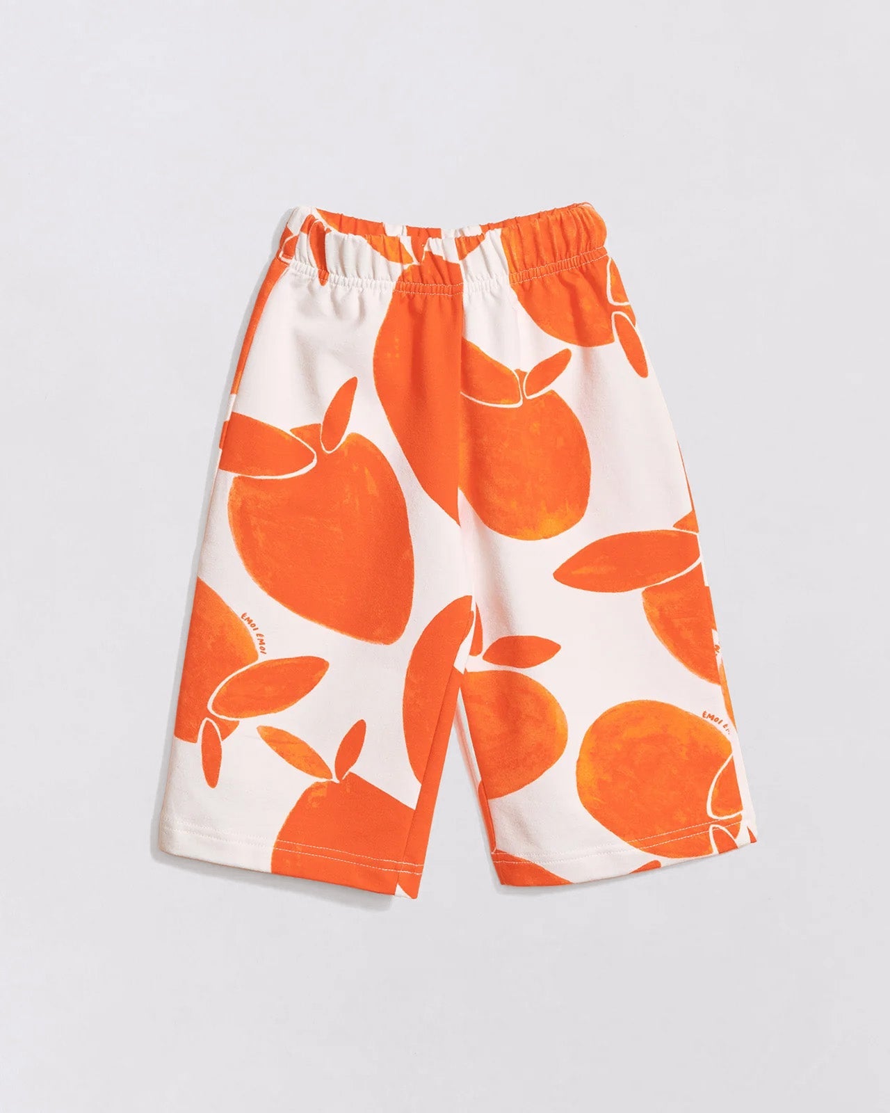 Pantalones de algodón orgánico Palou – estampado vitamina