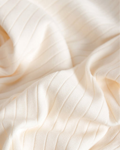 Pantalones de algodón orgánico – crema